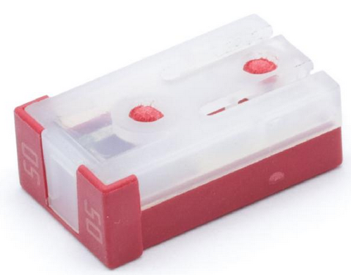 FUSE MCASE FEMALE SLOTTED 50A RED